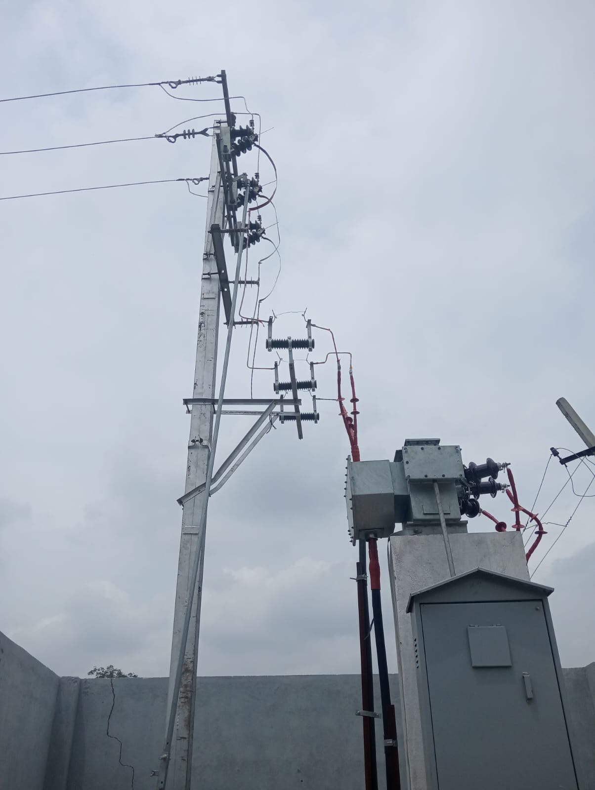 11kv double pole structure2